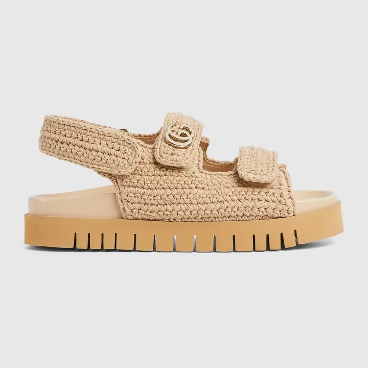 Women's sandal with Double G