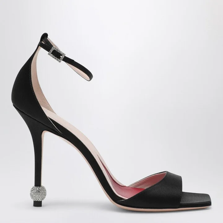 Women's Sandal With Jewelled Heel