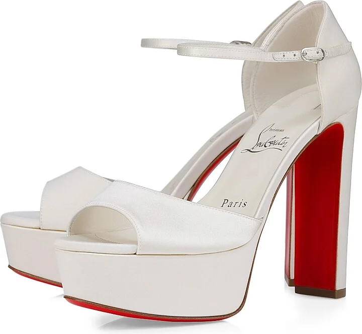 Women's Sandaloo 130MM Satin Sandals - Magma - Size 5.5 - Image 5