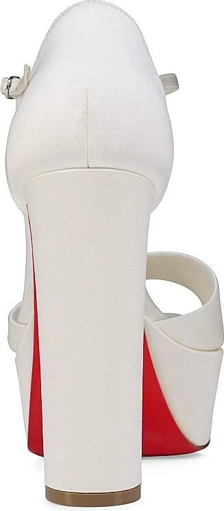 Women's Sandaloo 130MM Satin Sandals - Magma - Size 5.5 - Image 6