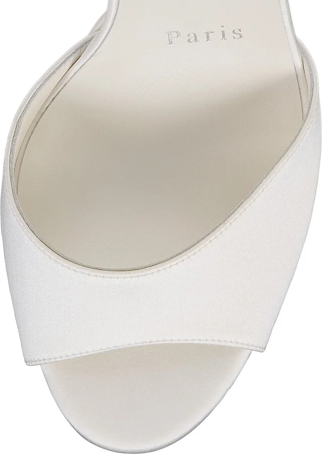 Women's Sandaloo 130MM Satin Sandals - Magma - Size 5.5 - Image 7