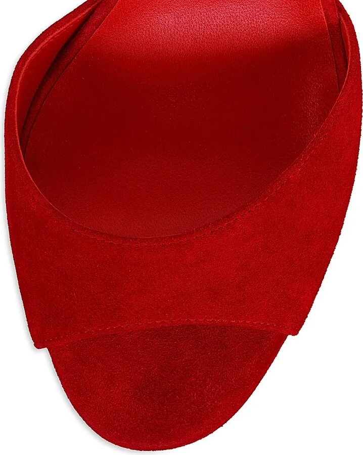 Women's Sandaloo 130MM Veau Velours Platform Sandals - Fever - Size 5 - Image 4