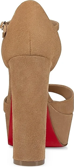 Women's Sandaloo 130MM Veau Velours Platform Sandals - Fever - Size 5 - Image 6