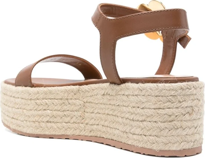 Women's Sandals Leather Brown - Image 3
