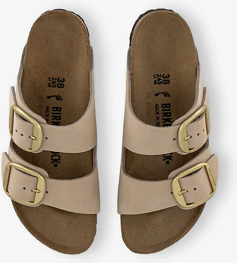 Womens Sandcastle Nubuck Arizona Double-Strap Leather Sandals Eur 39 / 6 Uk Women - Image 2