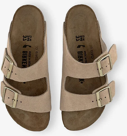 Womens Sandcastle Suede Arizona Double-Strap Leather Sandals Eur 41 / 8 Uk Women - Image 2
