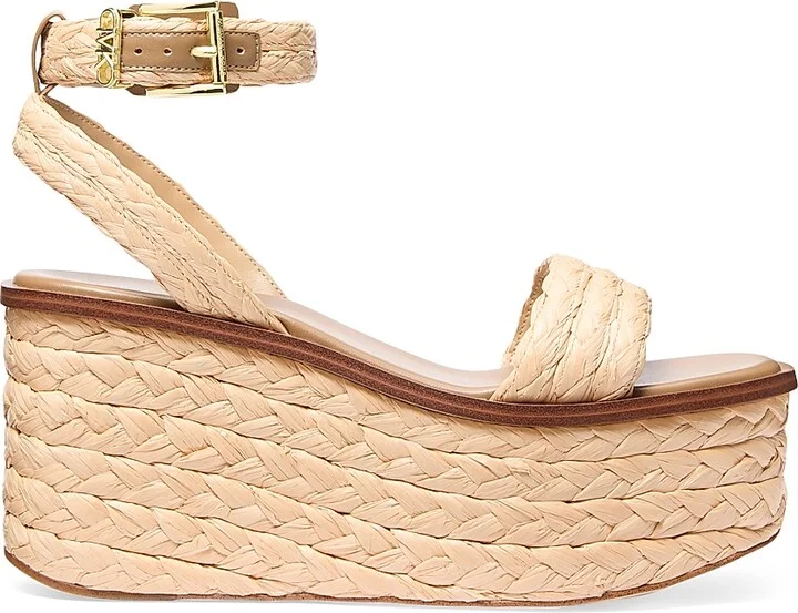 Women's Sandra 90MM Jute-Wrapped Flatform Sandals - Natural - Size 5.5