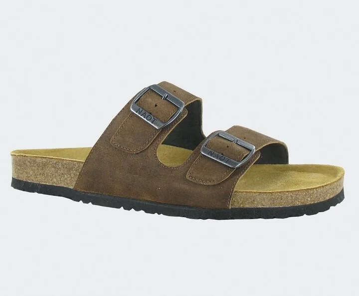 Women's Santa Barbara Sandal In Antique Brown Suede
