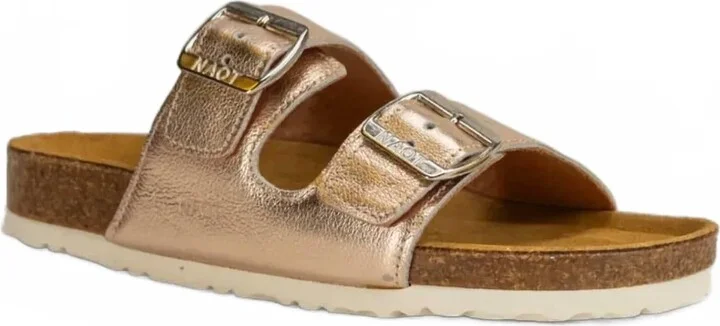 Women's Santa Barbara Sandal In Rosegold Soft Leather