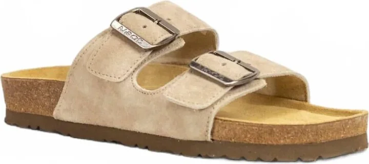 Women's Santa Barbara Sandal In Sand Stone Suede
