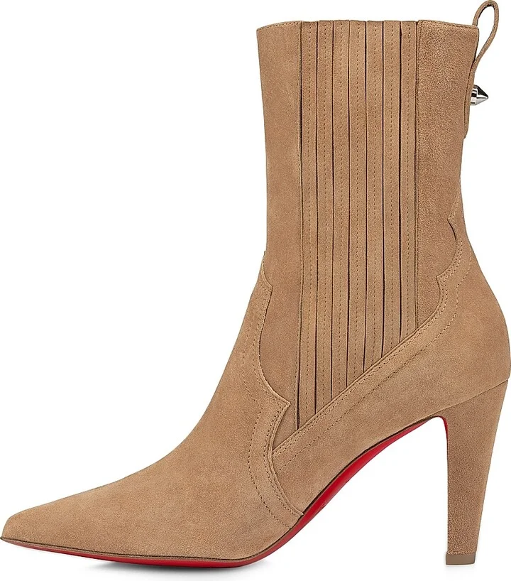 Women's Santigag 85MM Leather Ankle Boots - Lionne - Size 7.5 - Image 3