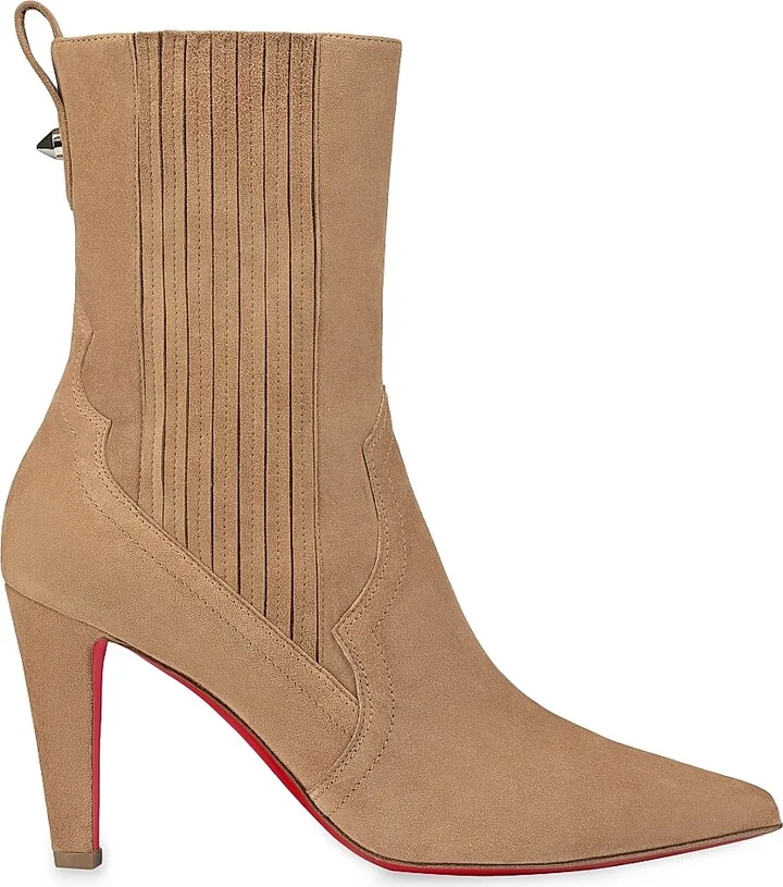 Women's Santigag 85MM Leather Ankle Boots - Lionne - Size 7.5