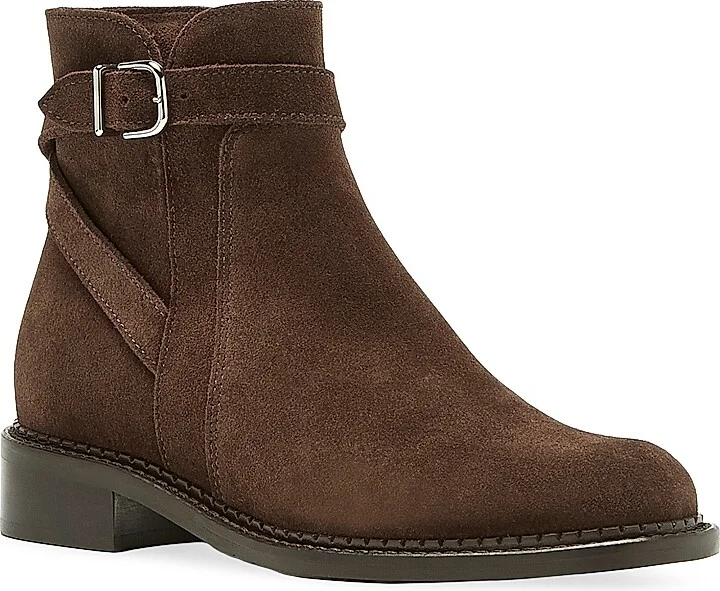 Women's Sarah 30MM Suede Ankle Boots - Brunette - Size 5.5 - Image 2