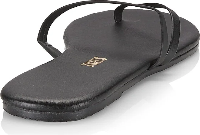 Women's Sarit Leather Sandals - Black - Size 5 - Image 3