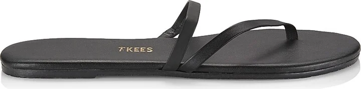 Women's Sarit Leather Sandals - Black - Size 5