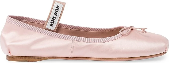 Women's Satin Ballerinas - Black - Size 7.5 - Image 9