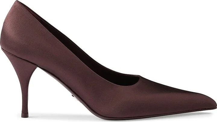 Women's Satin Pumps - Blue - Size 7 - Image 9