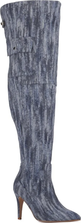 Blue Denim Pu