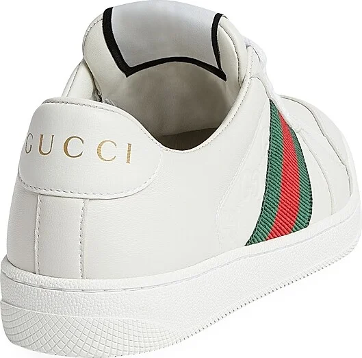 Women's Screener Leather Low-Top Sneakers - Great White - Size 6 - Image 3