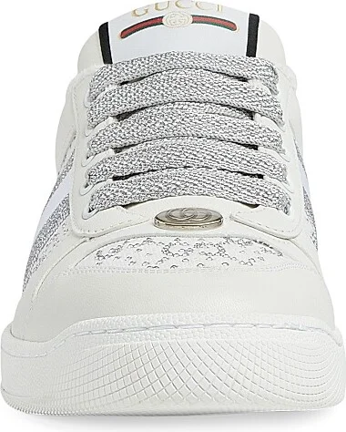 Women's Screener Leather Low-Top Sneakers - Soft White - Size 6 - Image 3