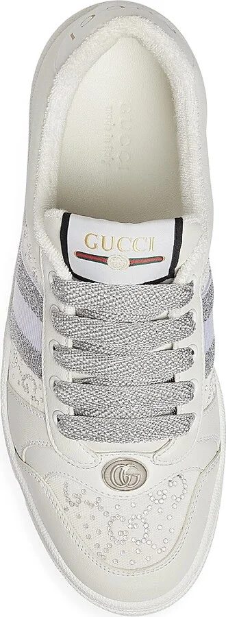 Women's Screener Leather Low-Top Sneakers - Soft White - Size 6 - Image 5