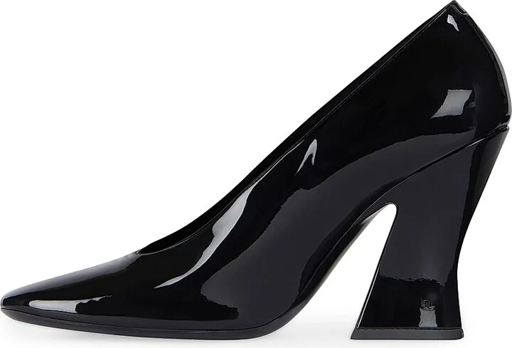 Women's Sculpted Pumps in Patent Leather - Black - Size 6 - Image 3