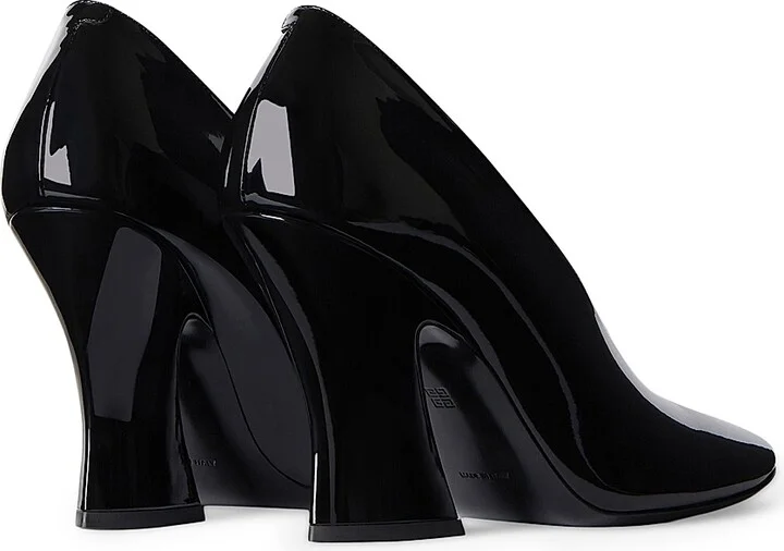 Women's Sculpted Pumps in Patent Leather - Black - Size 6 - Image 4