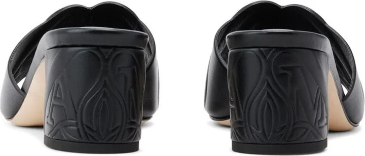 Women's Seal Leather Mules - Image 3