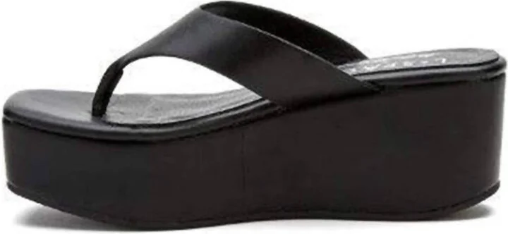 Women's See You There Platform Sandal In Black