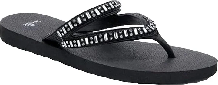 Women's Selene Crystal Sandal In Black