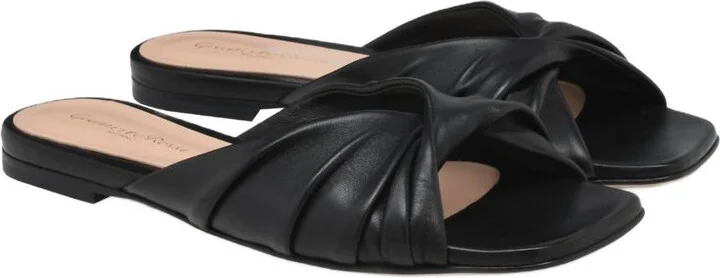 Women's Selene Flat Sandals In Black