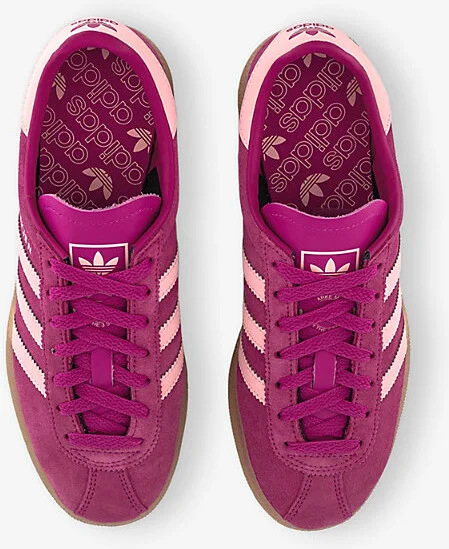 Womens Semi Lucid Fuchsia Muenchen Suede Low-Top Trainers Eur 41 / 8 Uk Women - Image 2