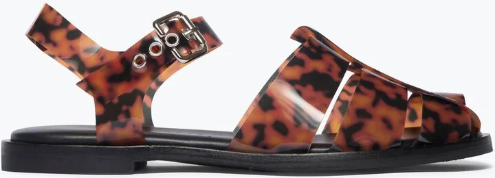 Women's Sera Pvc Fisherman Sandals In Tortoise Pvc