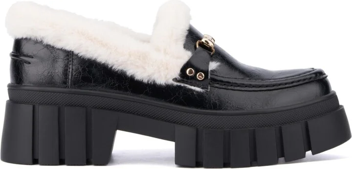 Women's Seraphina 2- Cozy Chunky Lug Sole Loafers - Image 3