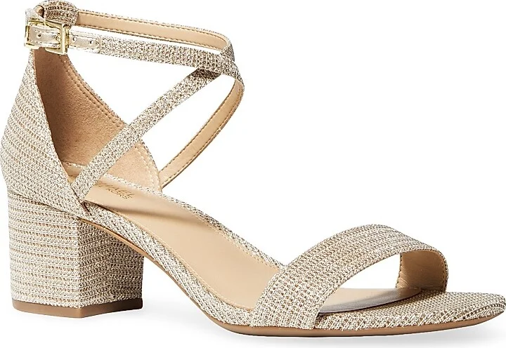 Women's Serena Flex Leather Sandals - Pale Gold - Size 5.5 - Image 2