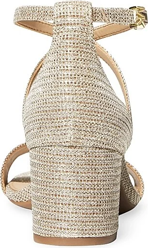 Women's Serena Flex Leather Sandals - Pale Gold - Size 5.5 - Image 3