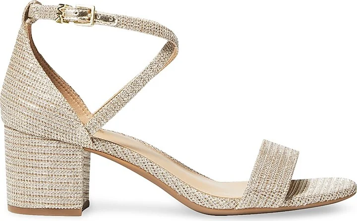 Women's Serena Flex Leather Sandals - Pale Gold - Size 5.5