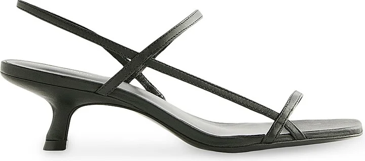Women's Serenity Bare 50MM Leather Slingback Sandals - Scarlet - Size 5.5 - Image 8