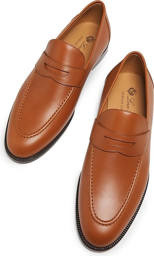 Women's Sergio Walk Leather Penny Loafers - Wot - Size 6 - Image 4