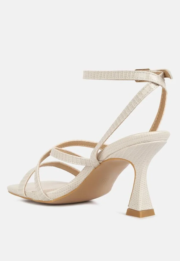 Womens Serling Croc Spool Heel Sandals - Image 2