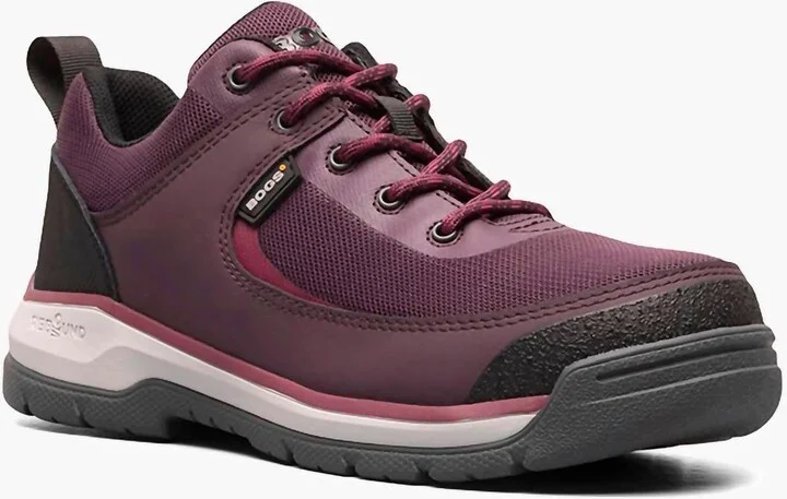 Women's Shale Low Composite Toe Esd Boots In Plum Multi