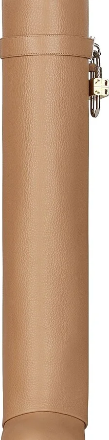 Women's Shark Lock Pant Boots in Grained Leather - Beige - Size 5 - Image 6