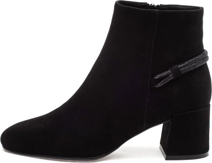 Women's Shermy Bootie In Black Suede