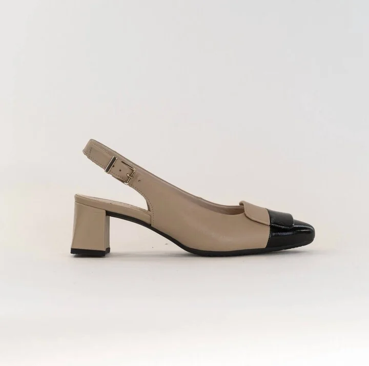 Women's Shoes In Beige/ Schwarz
