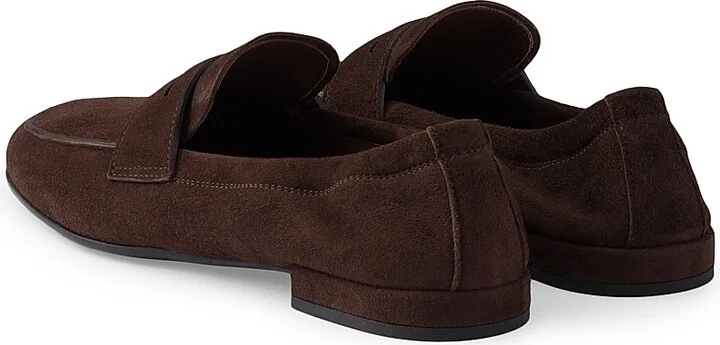 Women's Shuffle Antiqued Suede Loafers - Dark Brown - Size 6 - Image 2
