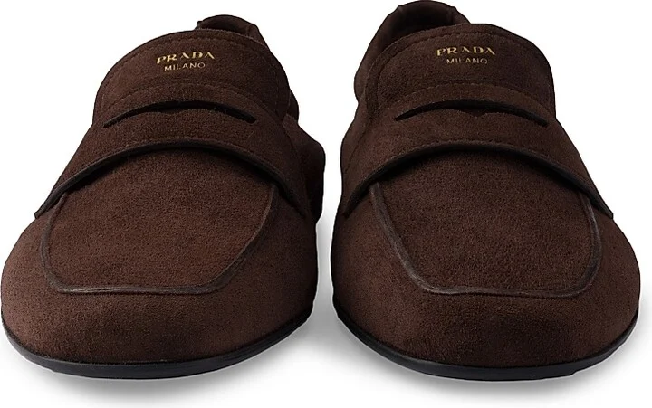 Women's Shuffle Antiqued Suede Loafers - Dark Brown - Size 6 - Image 3