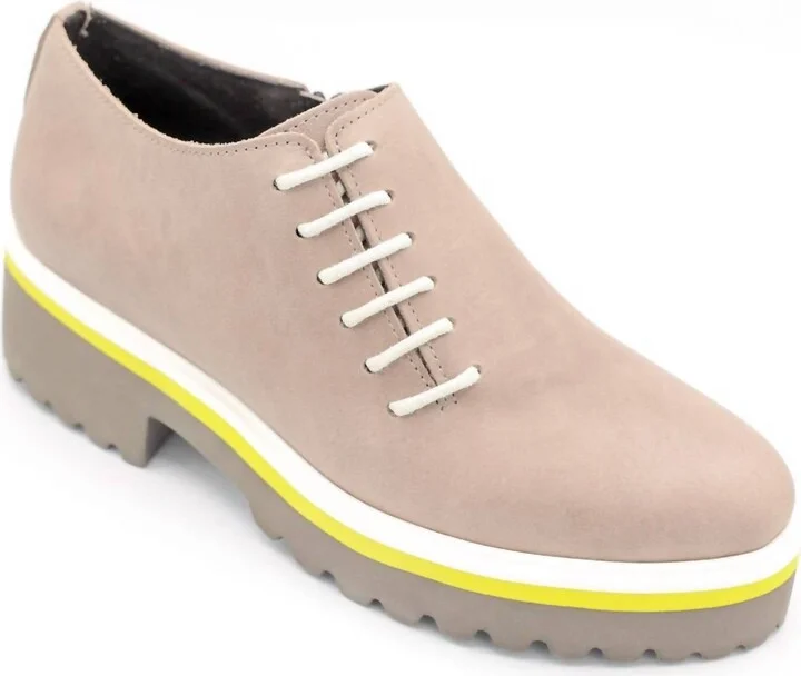 Women's Side Cord Shoes In Grey