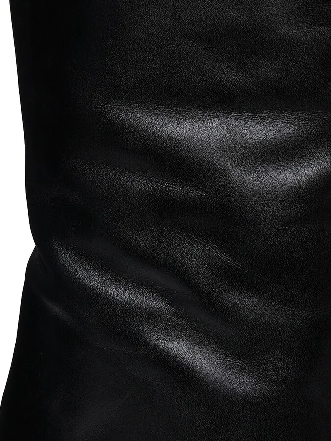 Women's Siena 115MM Leather Over-The-Knee Boots - Black - Size 5.5 - Image 6