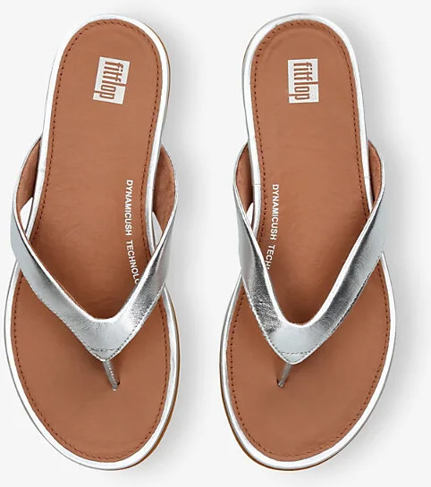 Womens Silver Gracie Leather Sandals Eur 39 / 6 Uk Women - Image 2