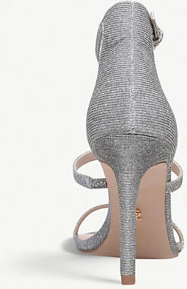 Womens Silver Park Lane Metallic Sandals Eur 36 / 3 Uk Women - Image 2